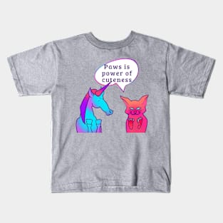 Something about power of cuteness Kids T-Shirt